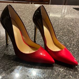 Ombré Red Heels